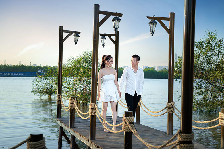 Chụp hình cưới đẹp tại Thuận An Bình Dương